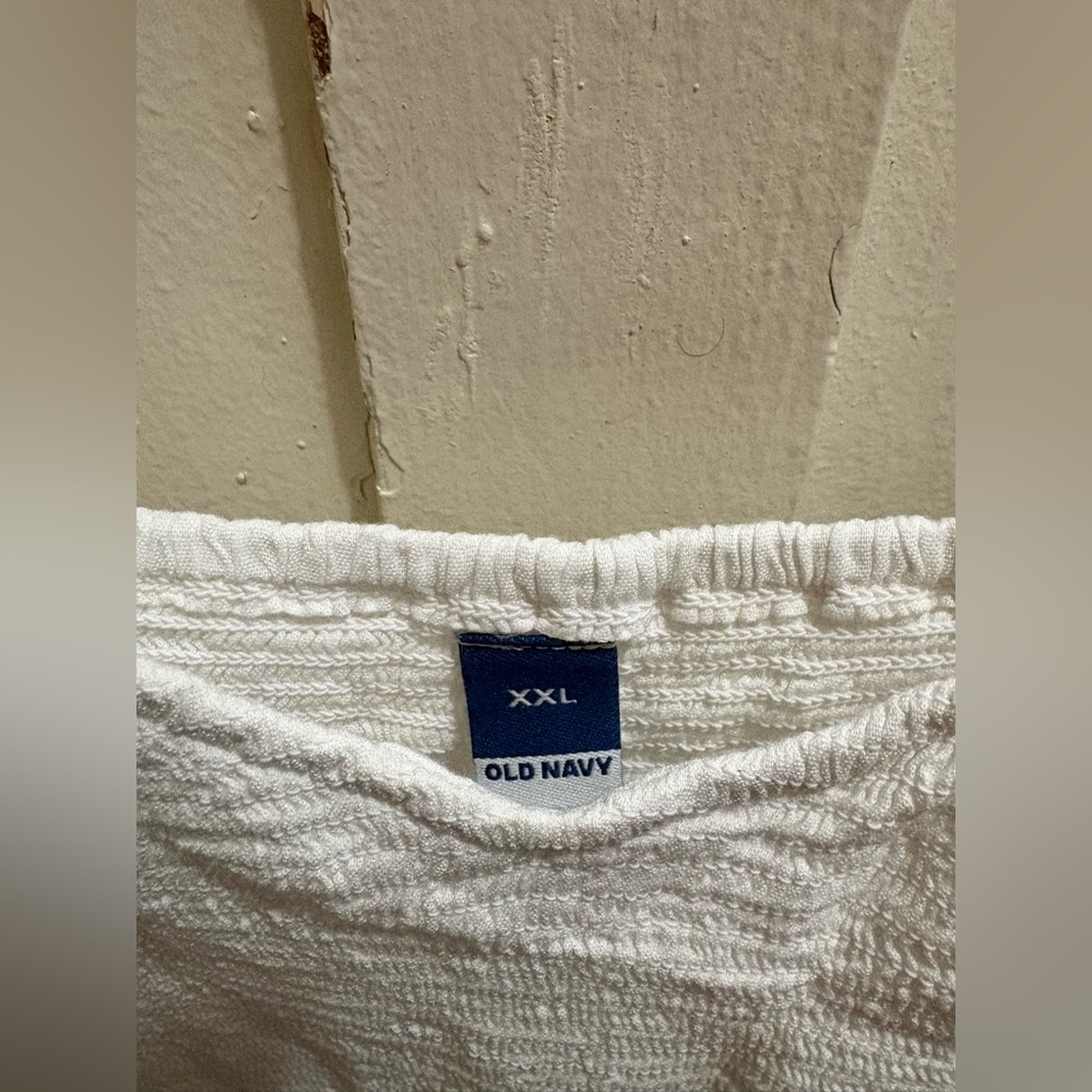 NWT Old Navy XXL White Embroidered-Strap Midi/Long Dress - Picture 3 of 8